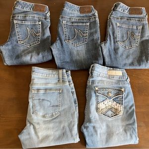 Lot of jeans
